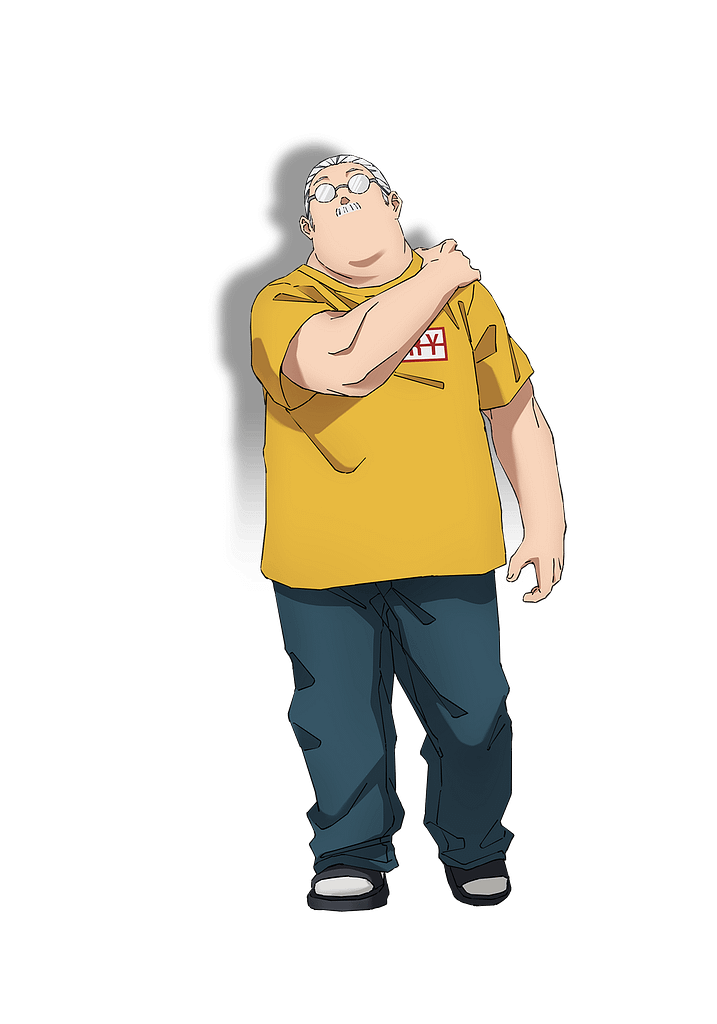 サカモト商店の店長の姿の坂本